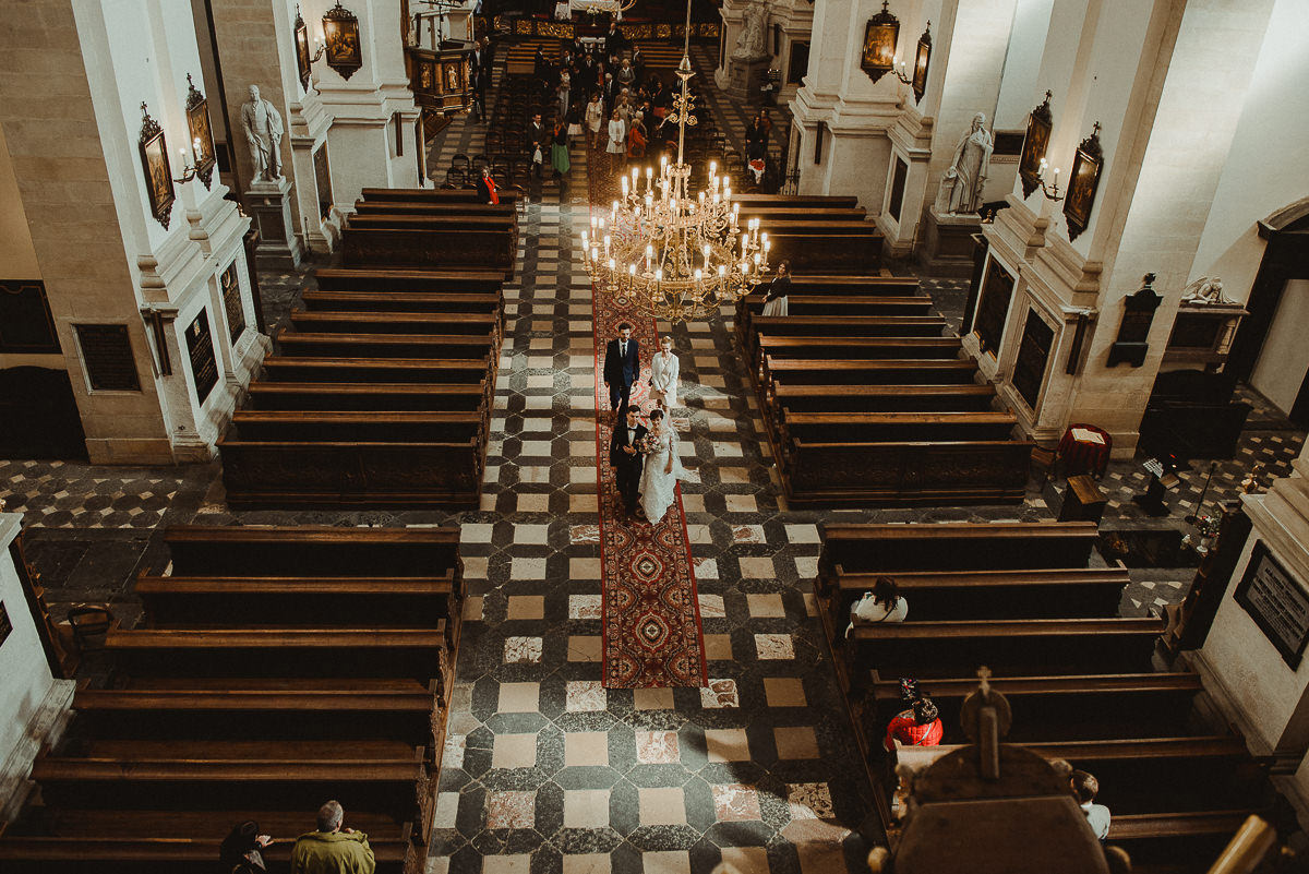 ślub w kościele św Piotra i Pawła w Krakowie