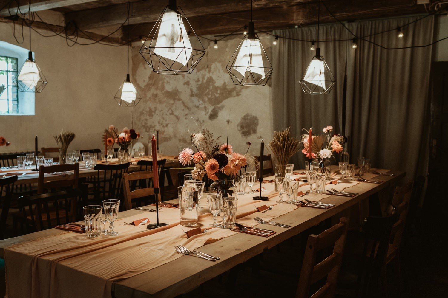 nakrycia stołu wprzyjęcie ślybne K6